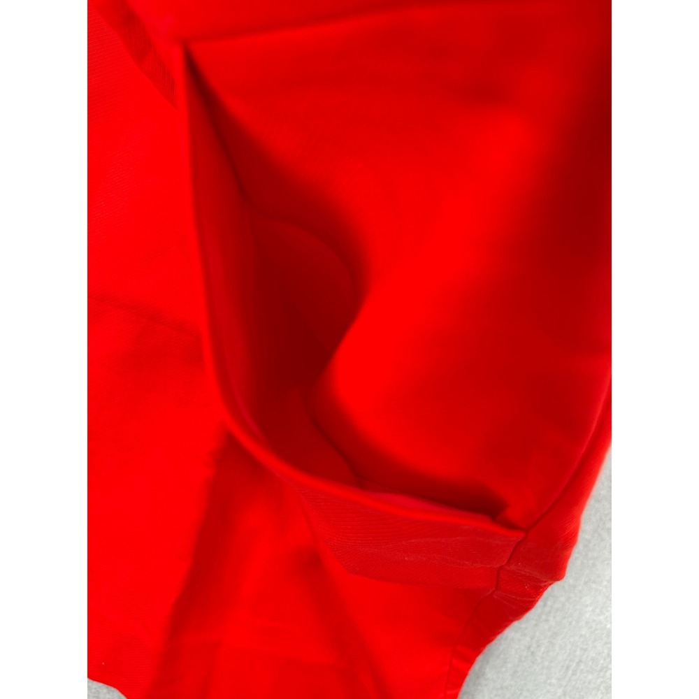 J.Crew Factory The Pencil Skirt Red Cotton Petite Size 4P A6661 - Picture 8 of 9